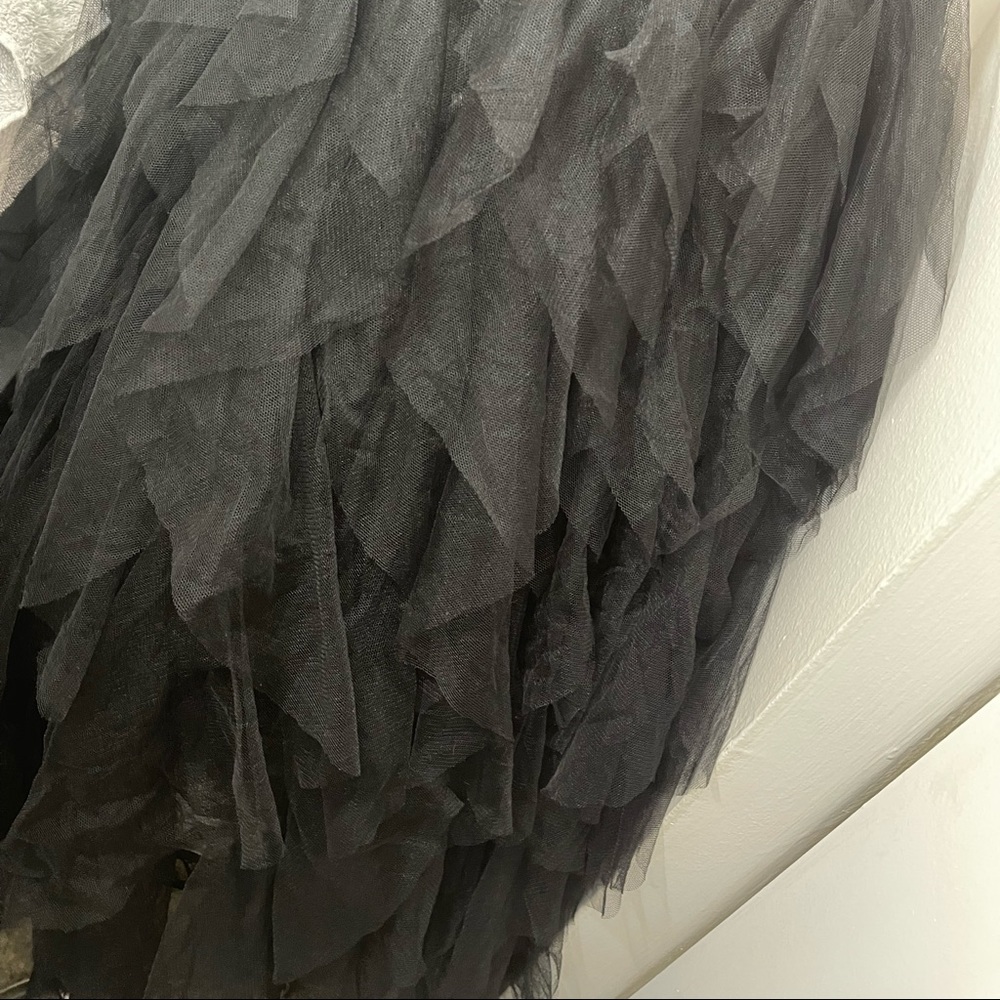 Strapless V Shape Ruffle Dress - Picture 4 of 5